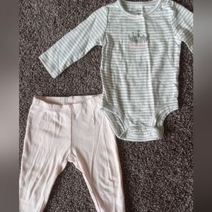 6 month 2 piece pant set